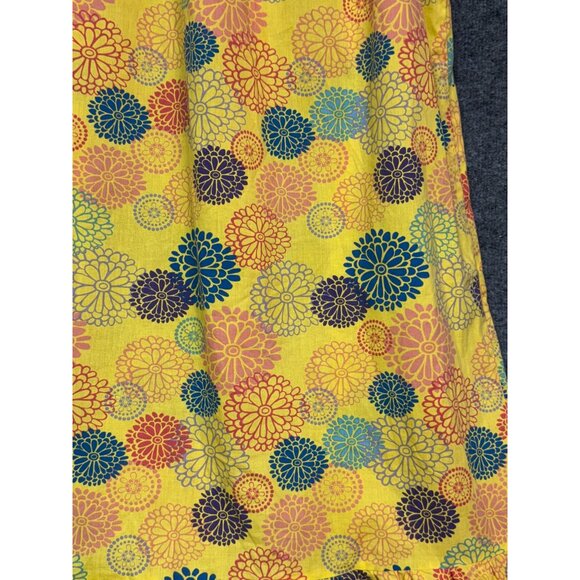 Anthony Richards Womens Nightgown Large Yellow  Floral  Cotton/Polyester Blend - Picture 12 of 15